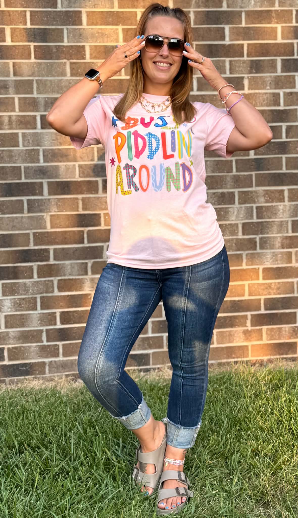 "Busy Piddlin' Around" Tee