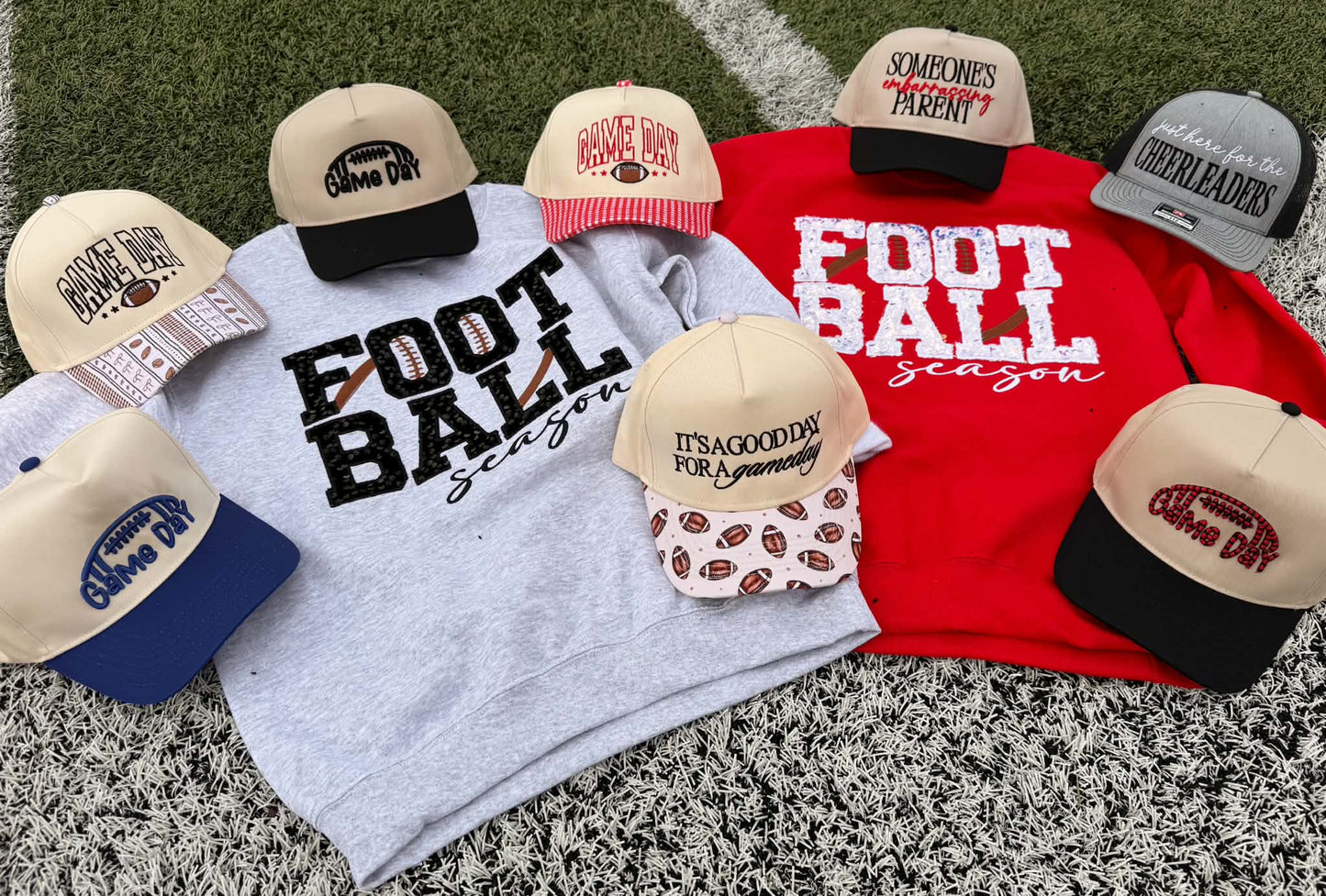 Black Game Day Hat