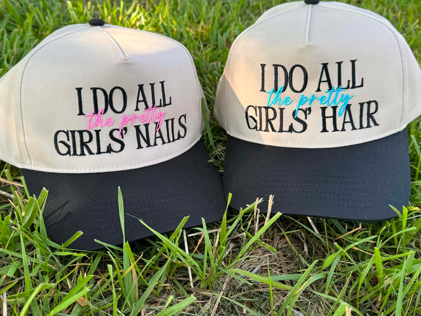 Pink "I Do All the Pretty Girls’ Nails" Trucker Hat 💅✨