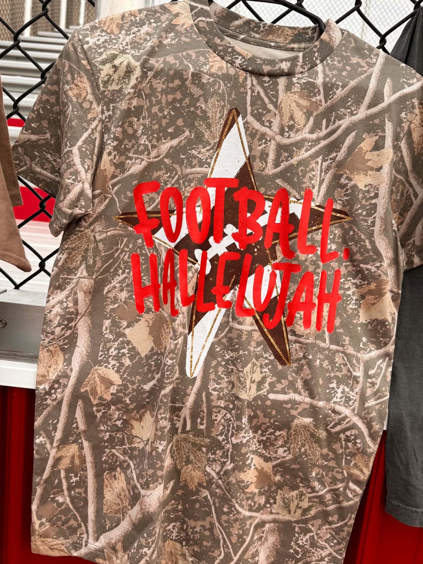 "Football Hallelujah" Camo Tee ⭐🏈