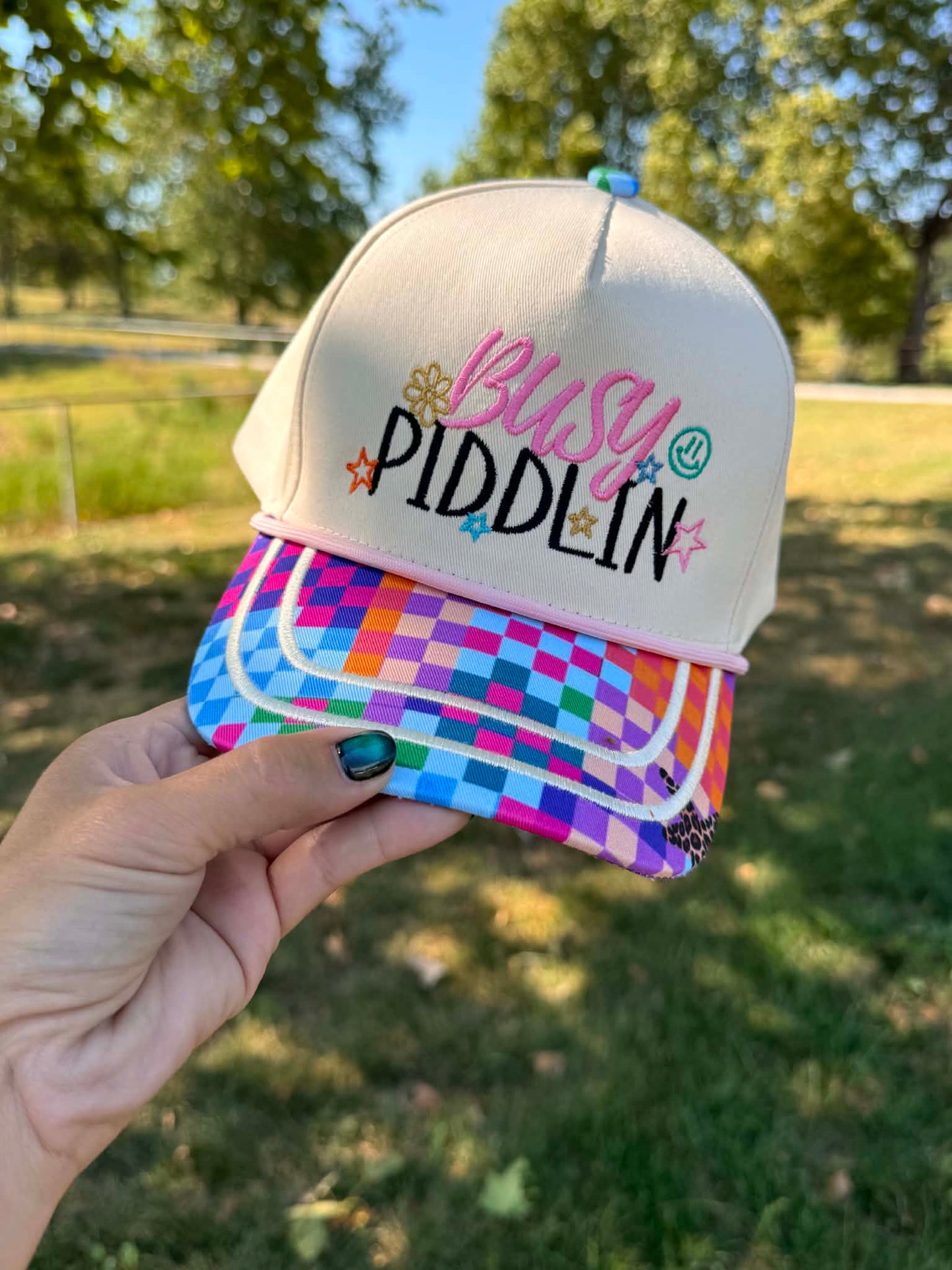Busy Piddlin' Trucker Hat - 2 Color Options