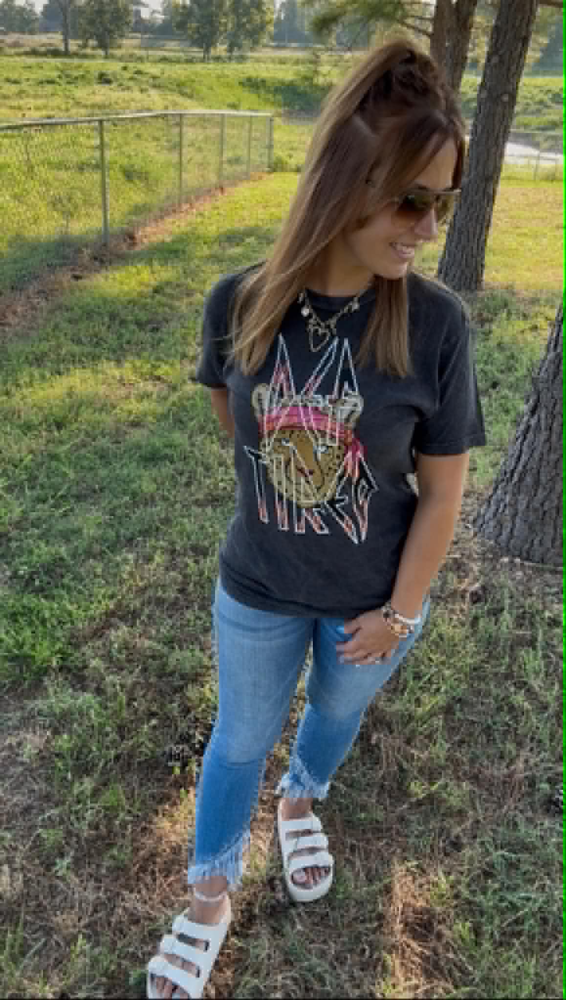 "Def Tired" Acid Wash Tee