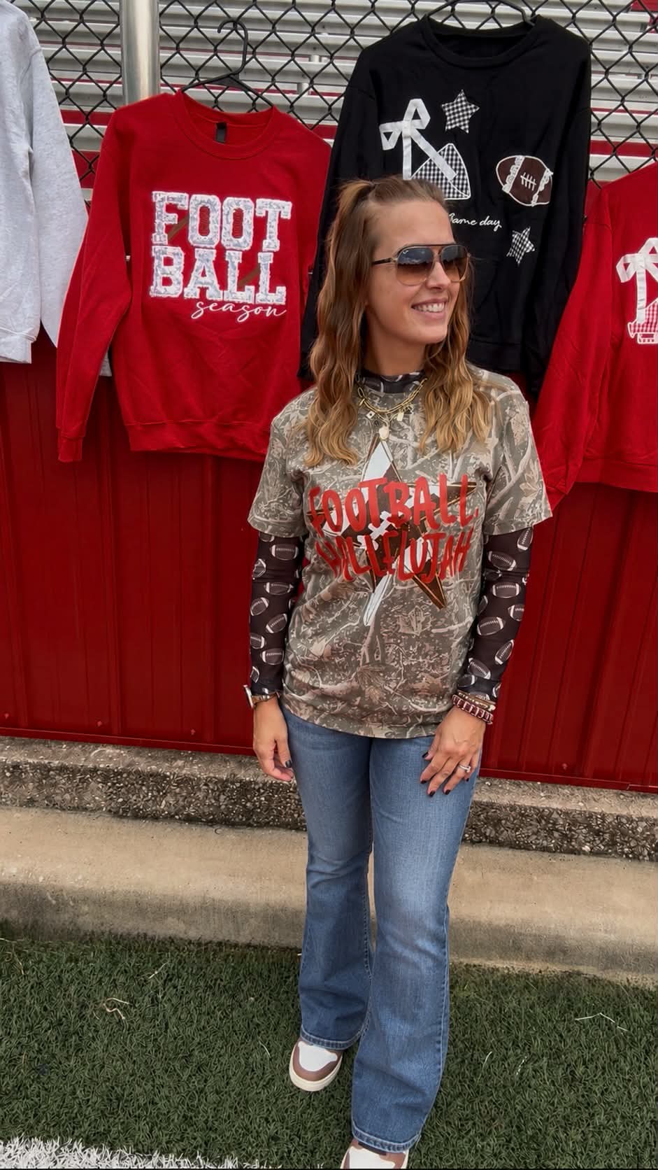 "Football Hallelujah" Camo Tee ⭐🏈