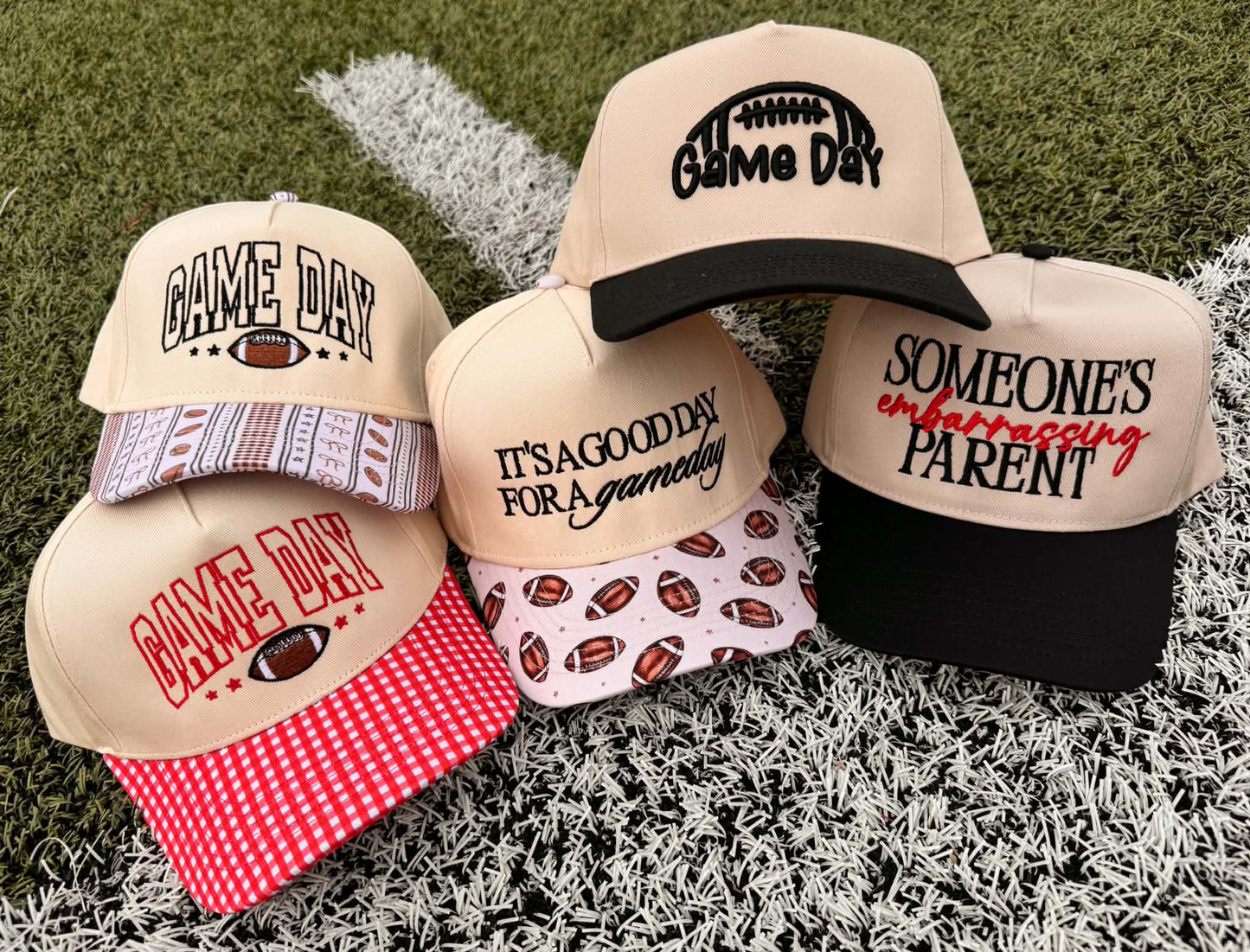 Black Game Day Hat