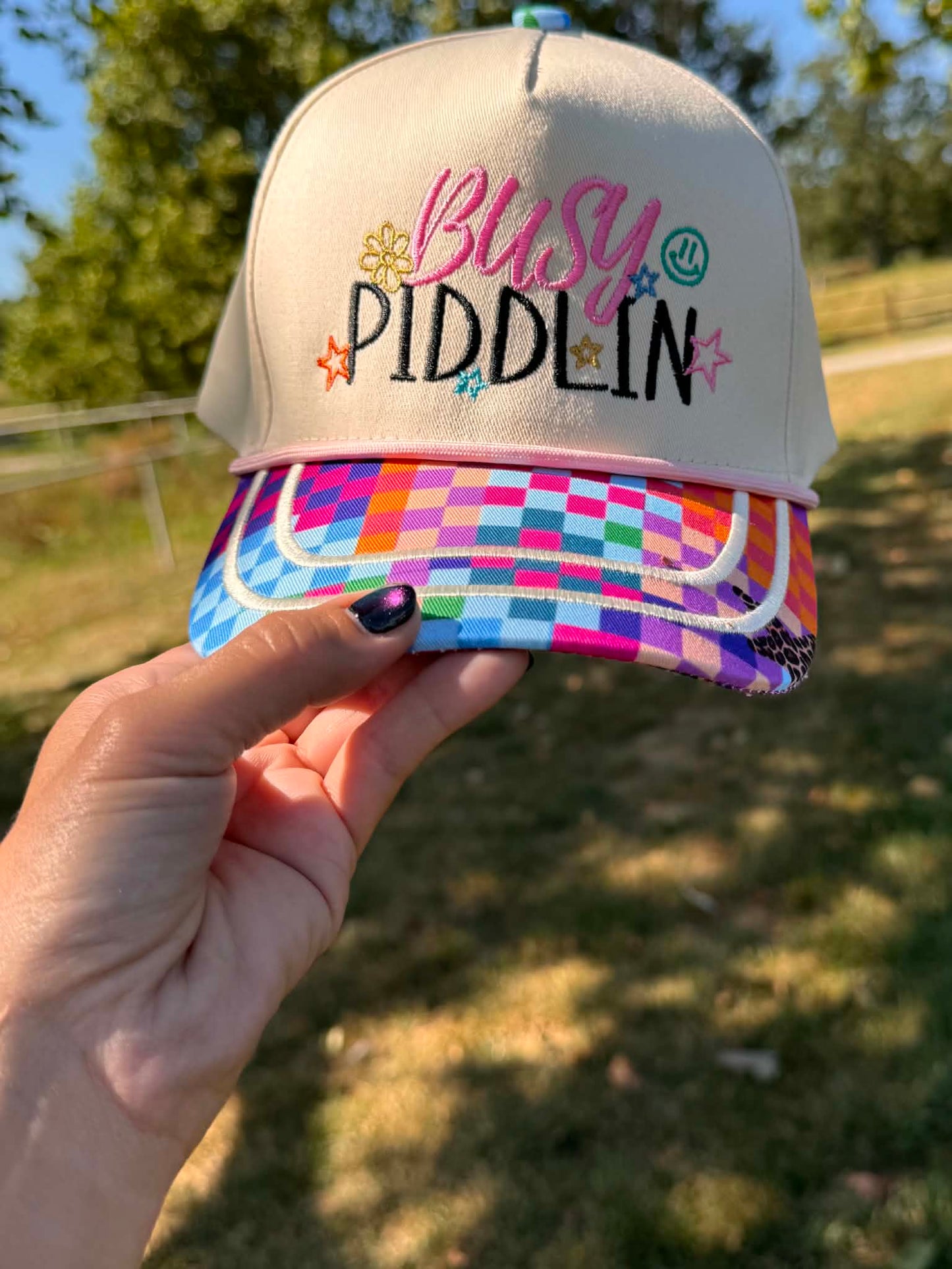 Busy Piddlin' Trucker Hat - 2 Color Options