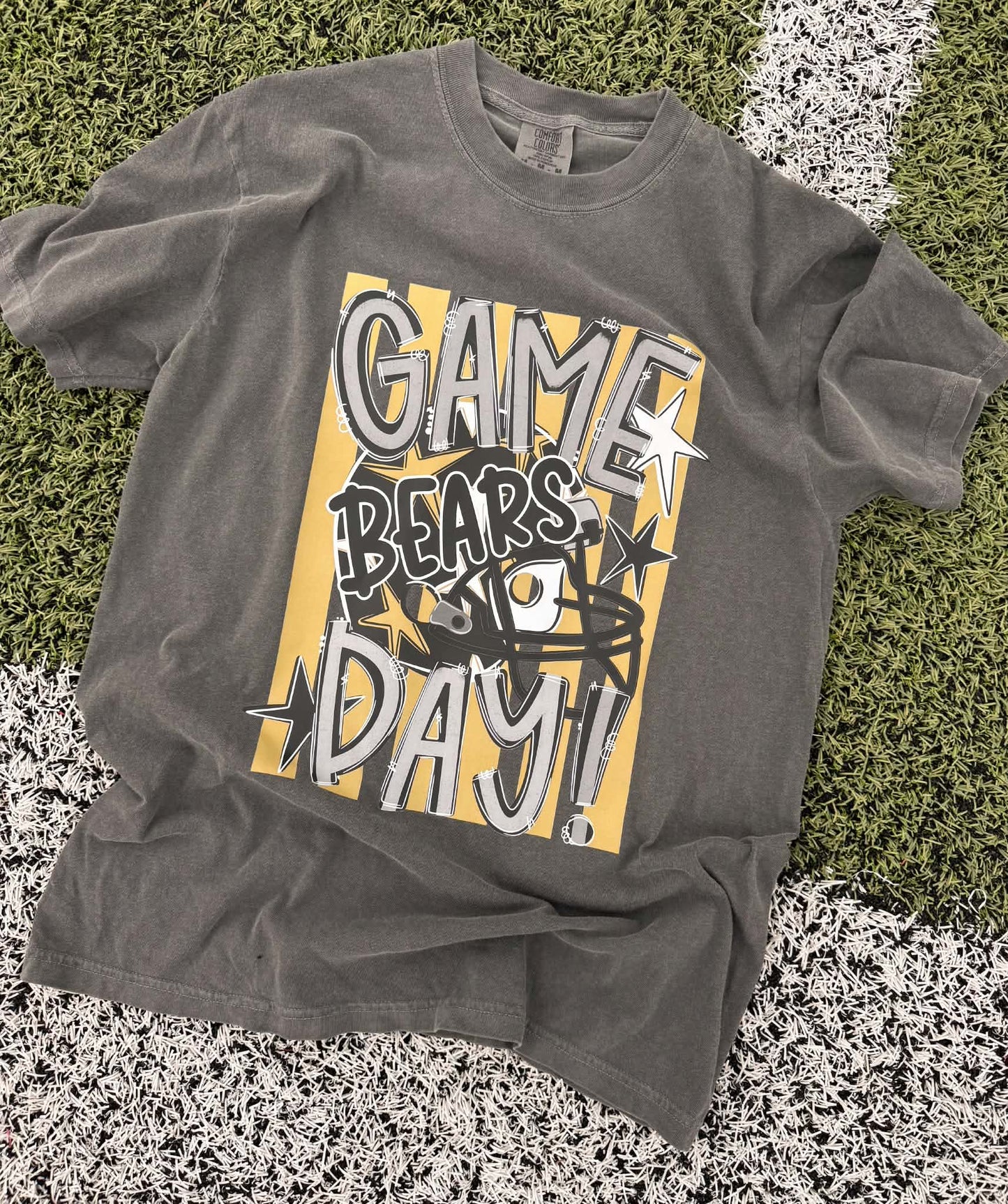 Pepper "Game Day Bears" Tee 🖤💛🏈