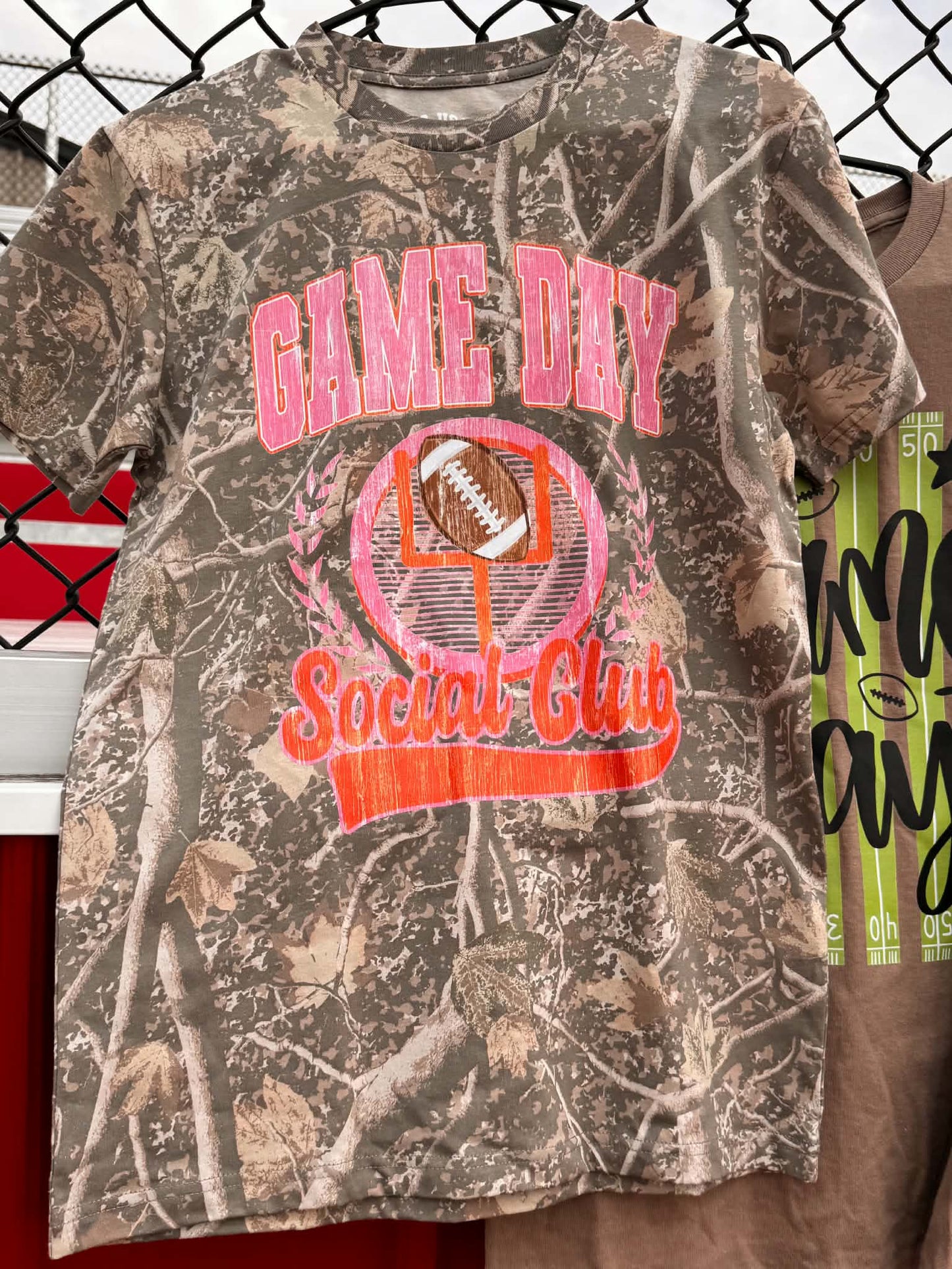 Game Day Social Club Camo Tee 🩷🏈
