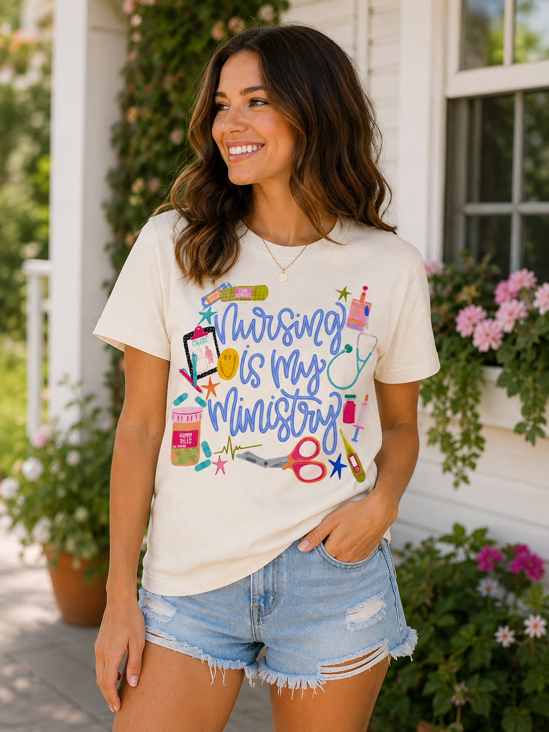 Nursing Is My Ministry-2 Color Options