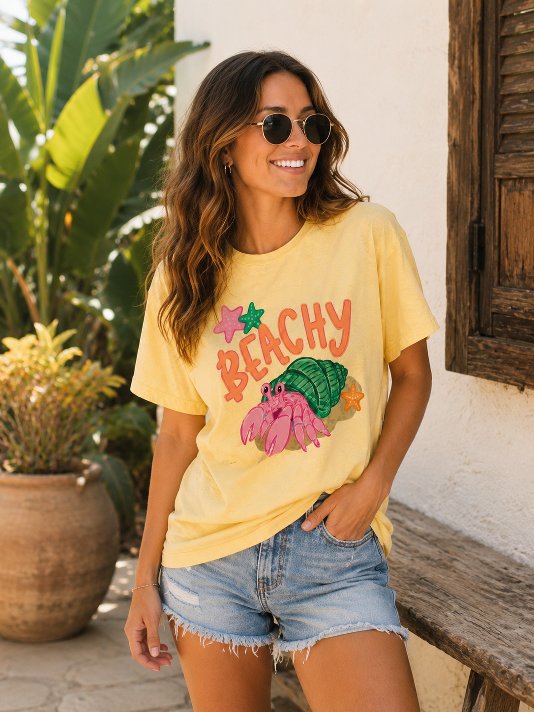 Banana "Beachy" Tee