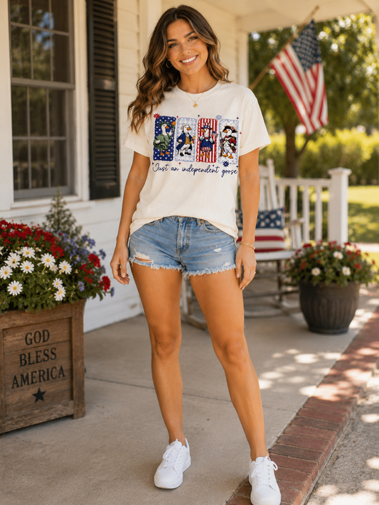 "Just An Independent Goose" Tee