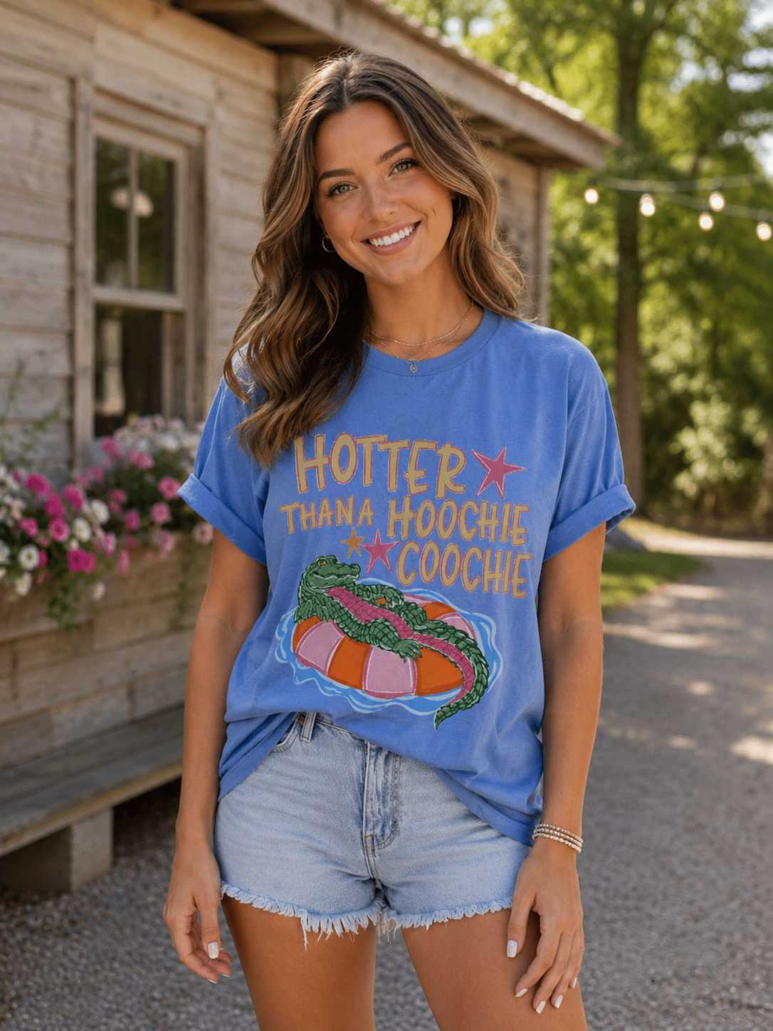 "Hotter Than a Hoochie Coochie" Tee