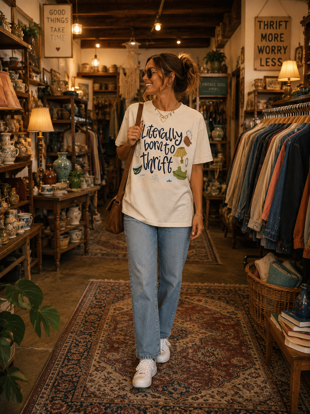 Literally Born To Thrift Tee