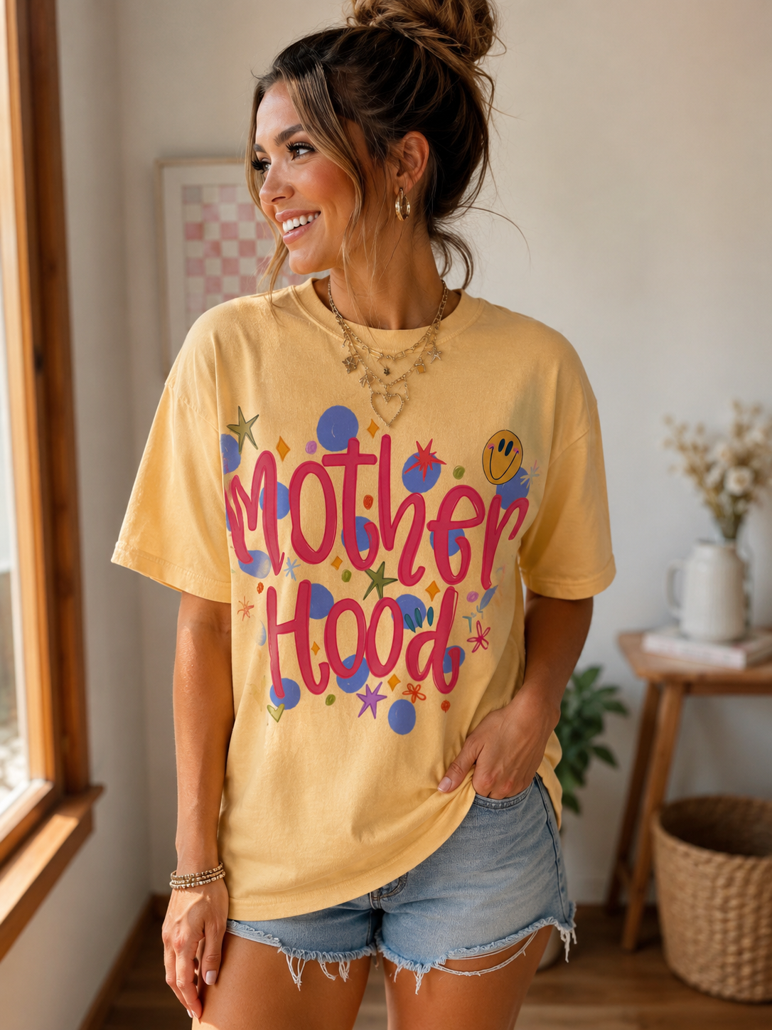 smile for motherhood tee