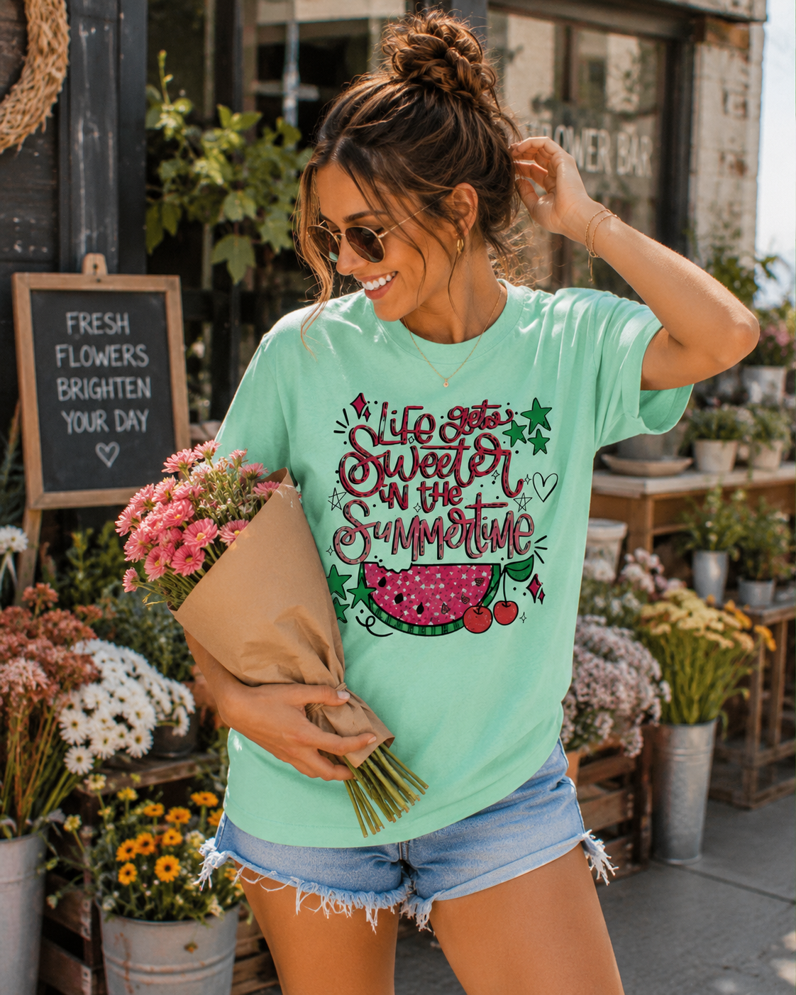 "Life Gets Sweeter in the Summertime" Tee