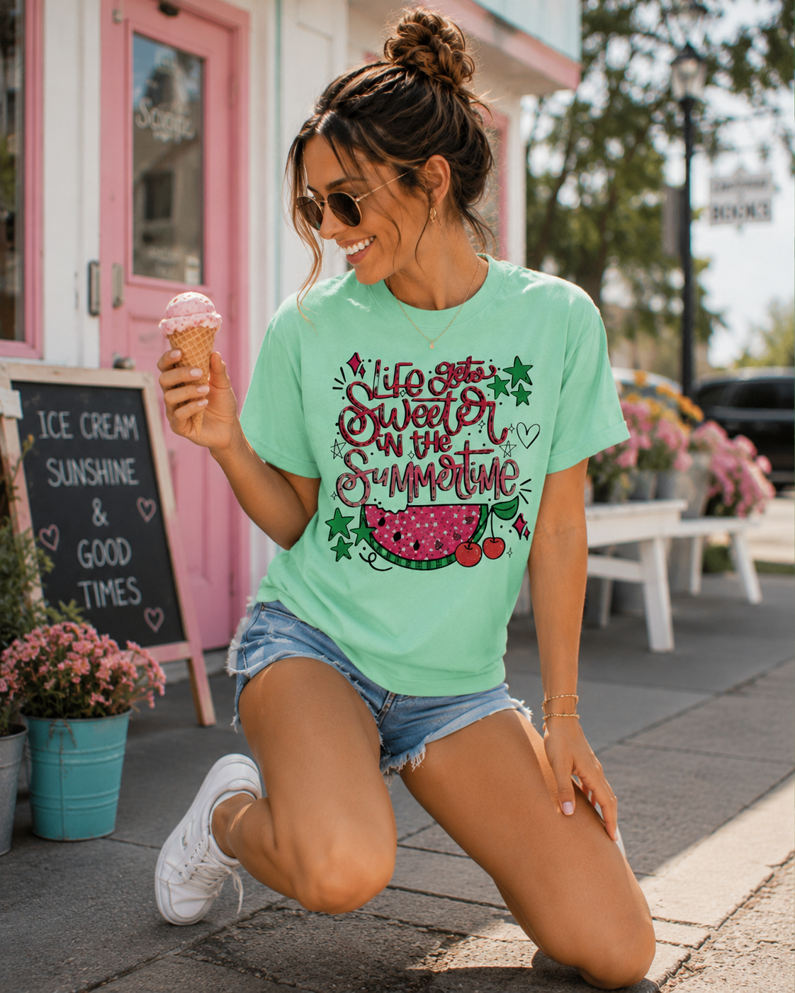 "Life Gets Sweeter in the Summertime" Tee