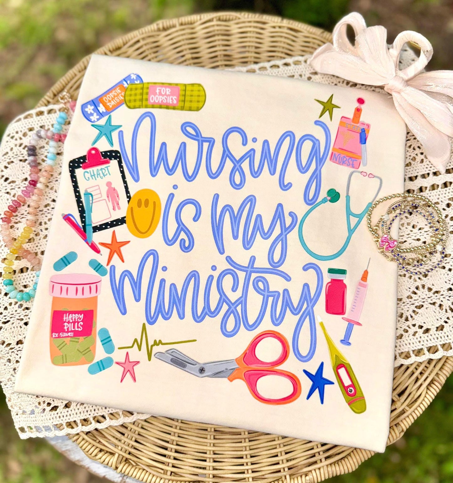 Nursing Is My Ministry-2 Color Options