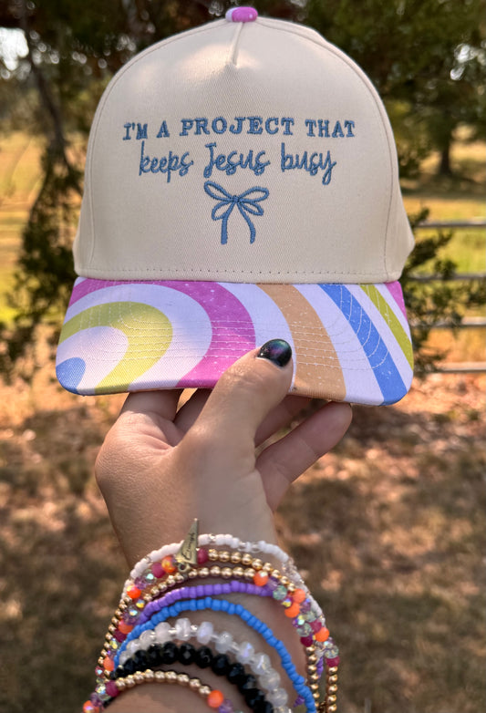 I’m A Project That Keeps Jesus Busy Trucker