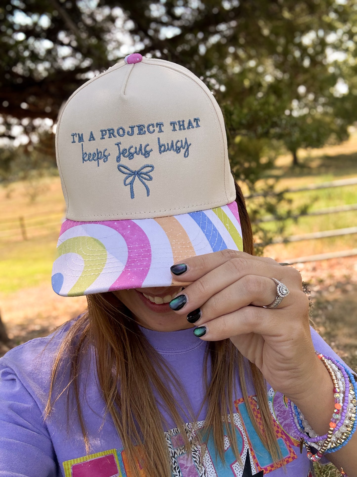 I’m A Project That Keeps Jesus Busy Trucker