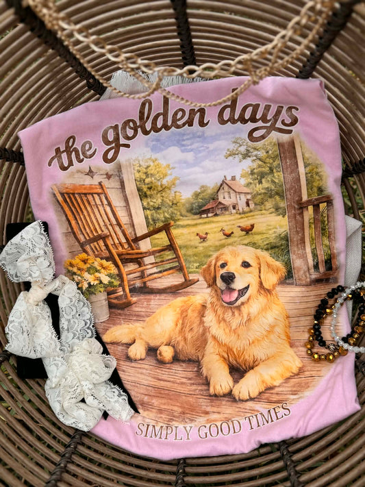 Pink " The Golden Days.." Tee
