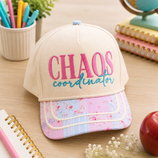 "Chaos Coordinator" Patchwork Trucker