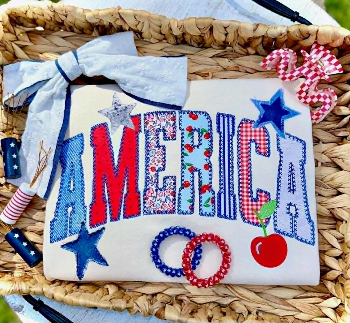 Cream "America" Tee