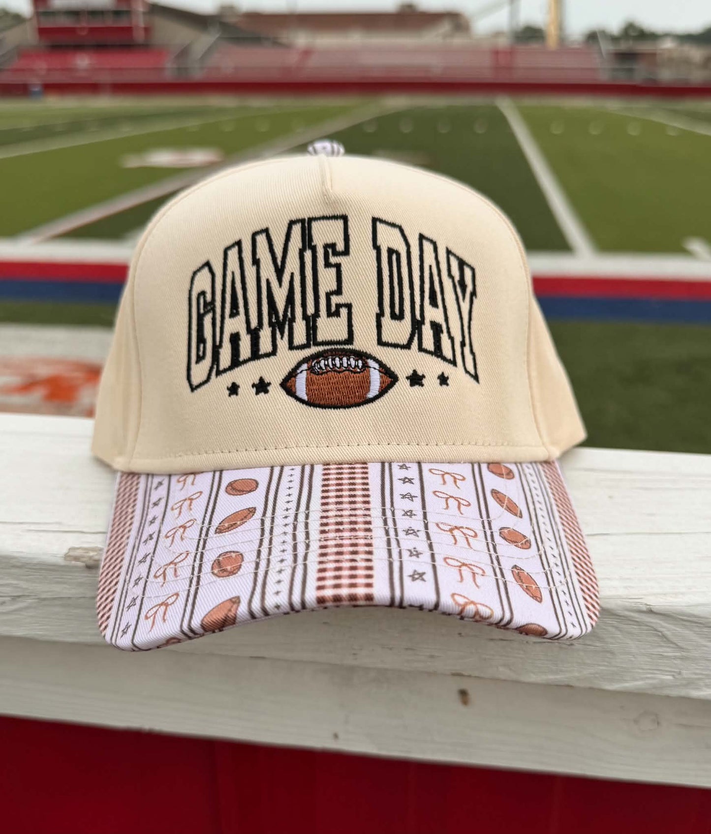 "Game Day" Football Print Trucker Hat