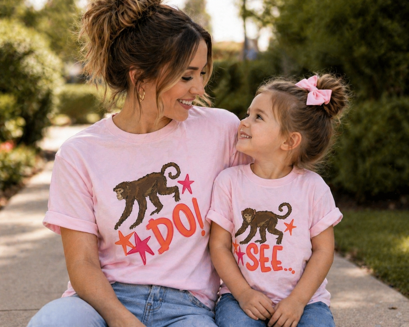"Monkey See, Monkey Do" Tee