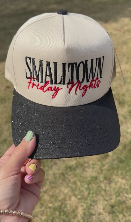 Glitter Small Town Friday Nights Trucker